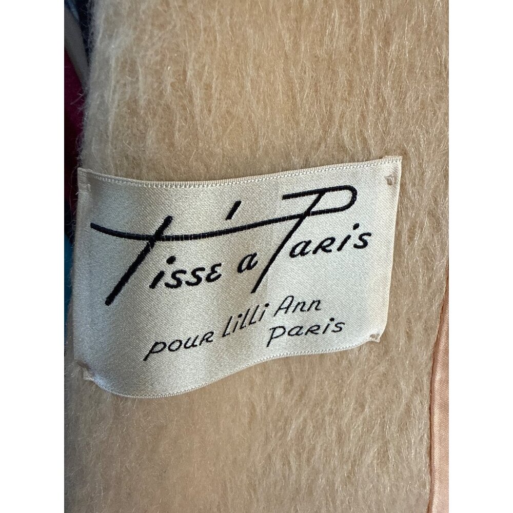 Vintage 1950’s Lilli Ann Paris San Francisco Womens Beige Wool Blend  Swing Coat - Picture 6 of 8